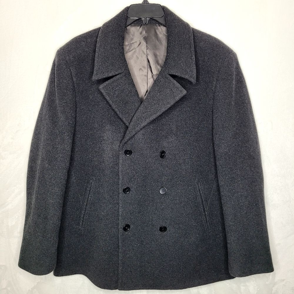 John Varvatos Gray‎ Wool Blend Peacoat Size 48R